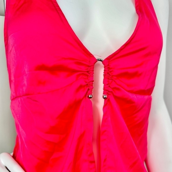 Free People Calista Top in Strawberry Size Large - Picture 4 of 10